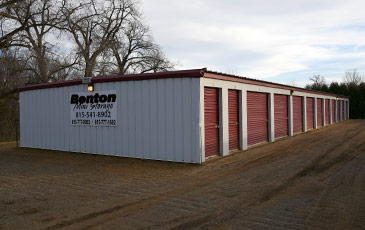 Benton storage facility on Creek Drive
