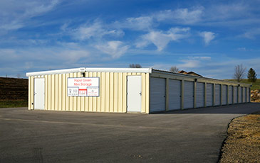 Hazel Green - Leadmine storage facility daytime view