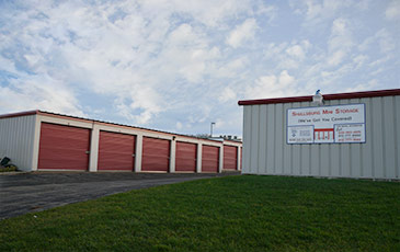 Shullsburg storage next to the Wheel Inn